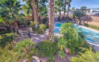Vegas Oasis Home Rental backyard